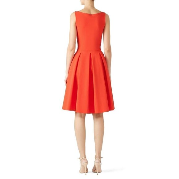 La Petite Robe di Chiara Boni Corie Dress Orange Womens Size 42 US 6 - Picture 5 of 15